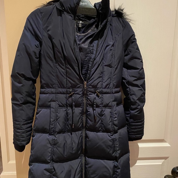 7 for all mankind winter coat size small - Picture 1 of 4